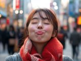 【キス顔】　25年03月05日　栃木県　那須塩原市　キス顔　　#キス顔　#チューして　#AIart　　　