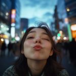 【キス顔】　25年06月05日　愛知県　岡崎市　キス顔　　#キス顔　#チューして　#AIart　　　