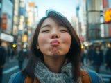 【キス顔】　25年06月08日　東京都　武蔵村山市　キス顔　　#キス顔　#チューして　#AIart　　　