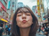 【キス顔】　25年10月01日　福井県　越前市　キス顔　　#キス顔　#チューして　#AIart　　　