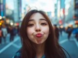 【キス顔】　26年01月14日　千葉県　千葉市　キス顔　　#キス顔　#チューして　#AIart　　　